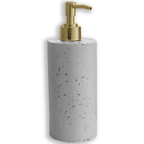 Porta Sabonete Saboneteira Liquida Para Lavabo Banheiro Artesanal De Cimento Com Granilite