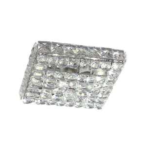Plafon Taschibra Moder Cristal Quadrado Led Dual Color Bivolt