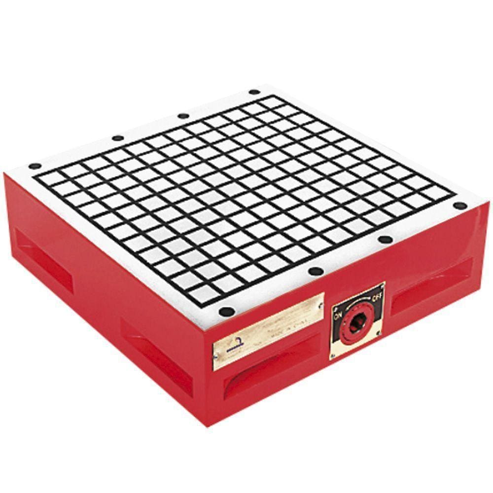 Mesa Magnética Modelo Mmc-2040 - Polo 18x18mm - Força Magnética Total 2856 Kgf
