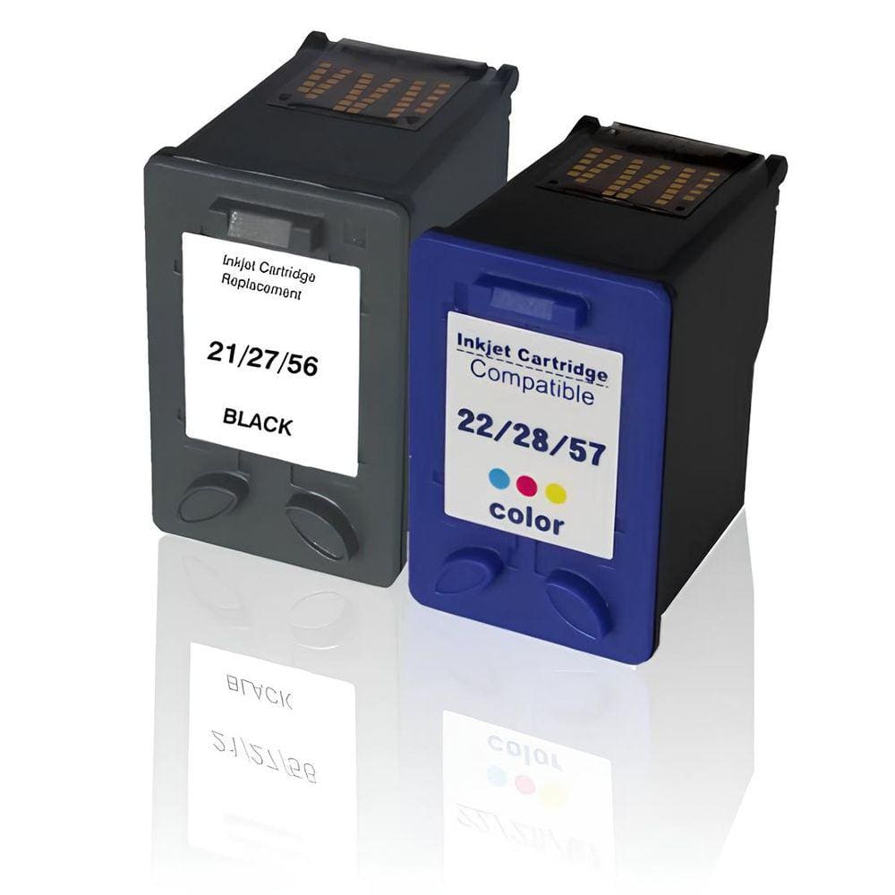 Kit Cartucho Para Impressora 1410 21 e 22 compatível