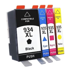 Kit Cartucho Para Impressora 934xl e 935xl compatível