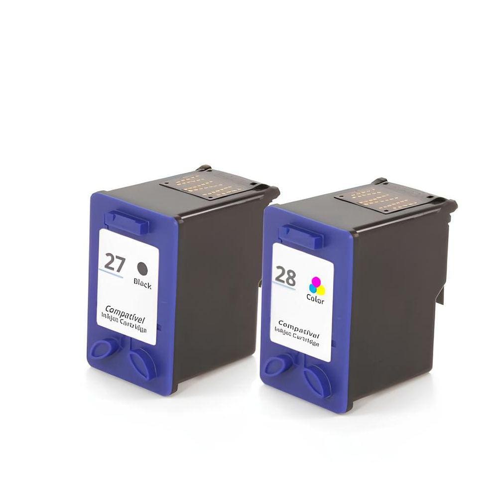 Kit Cartucho Para Impressora 1315 27 e 28 compatível