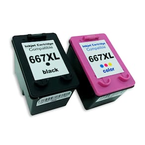 Kit Cartucho Para Impressora 6476 667 compatível