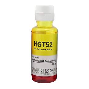 Refil de Tinta Compatível Para Impressora GT52xl - M0H56AL Yellow Compatível