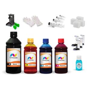Kit 4 Tinta Para Impressora 1518 662 1,25 Litros