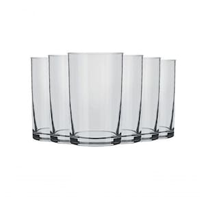 Jogo Copo Suco água Drink 200ml Vidro Cilíndrico