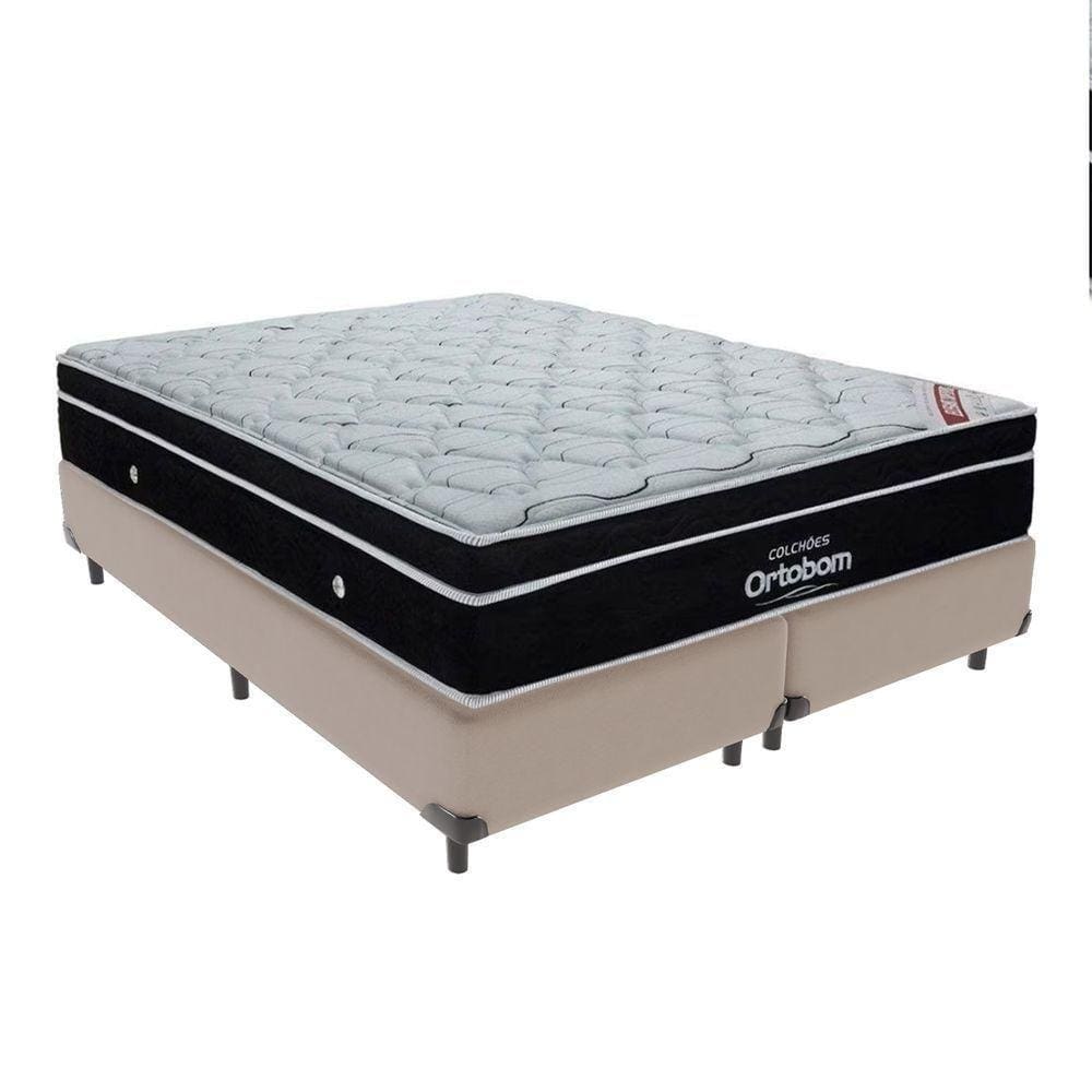 Elegant Ortobom Base Bege Queen Molas Ensacadas Europillow