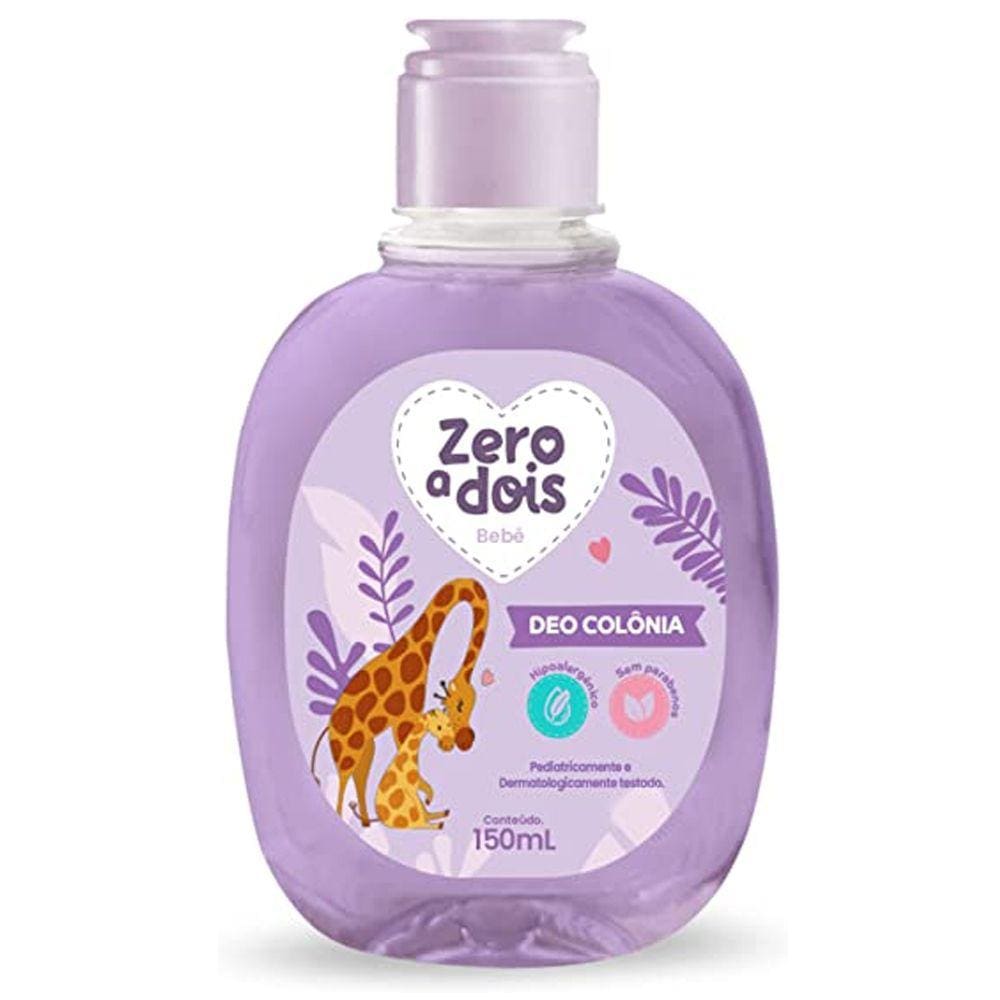 Colônia Infantil para Bebê DeoColônia Zero a Dois Perfume Hipoalergenico Cheirinho de Neném 150ml