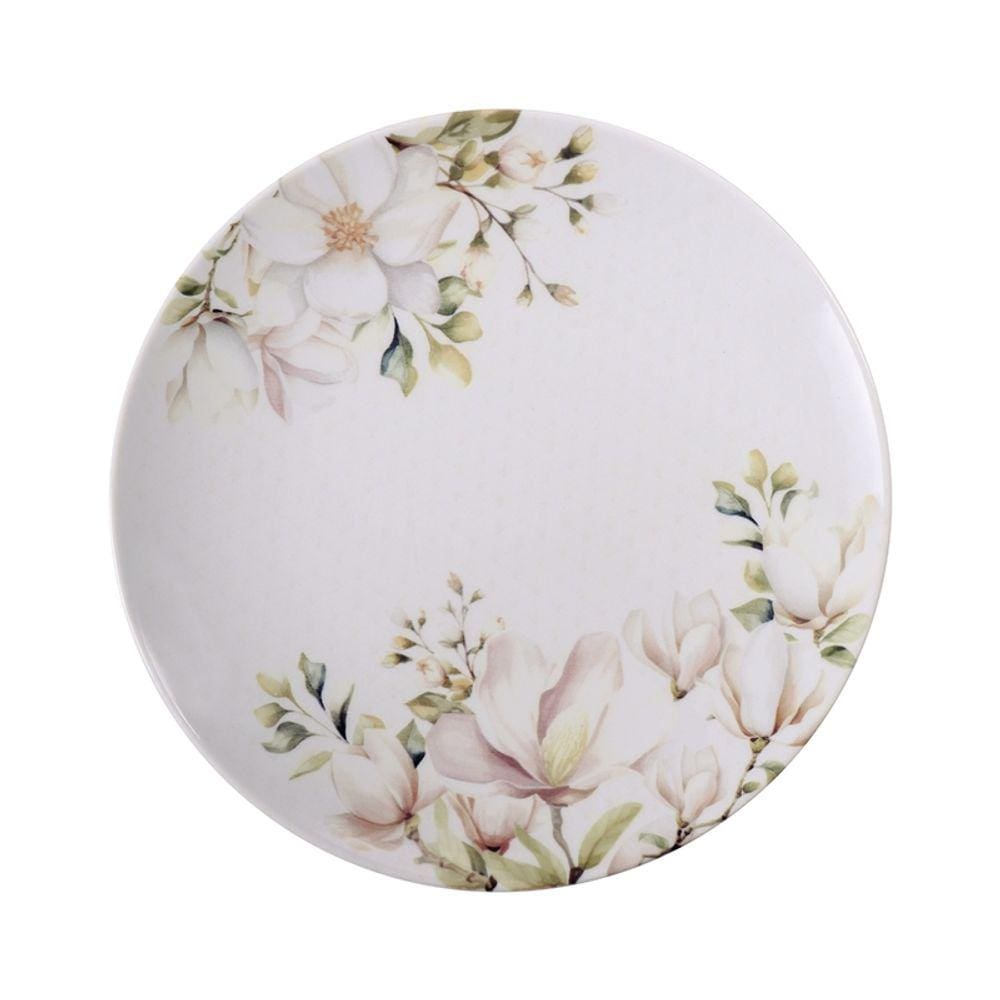 Prato Raso Magnólia em Porcelana Decorada 28 cm Tramontina