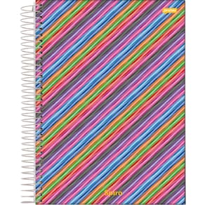 Caderno Universitário Capa Dura Spiro 1 Matéria 80 Folhas Jandaia