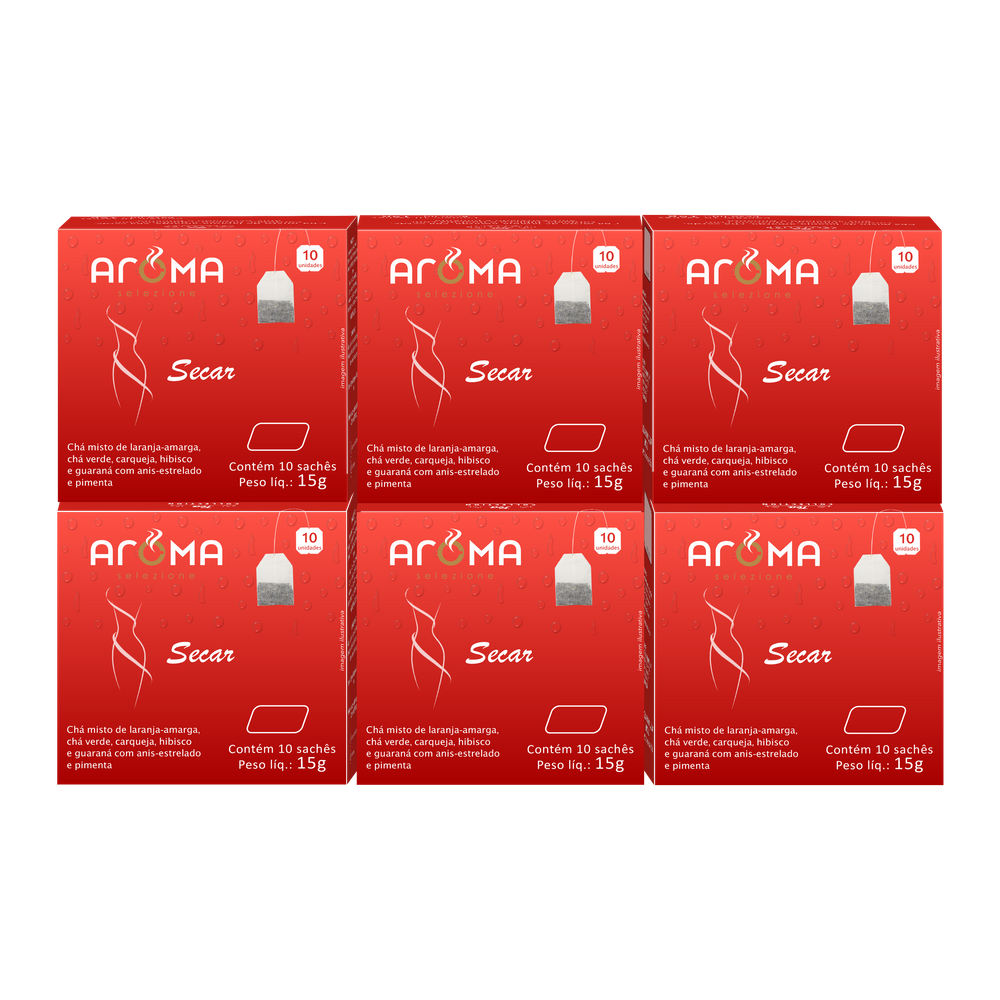Chá Funcional Aroma Selezione Secar - 60 Sachês