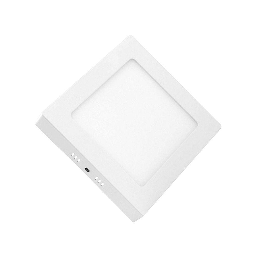Painel De Led Lorenzetti Quadrado De Sobrepor 24w Bivolt 3000k Luz Amarela