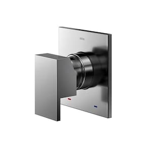 Acabamento Monocomando Para Chuveiro E Ducha Higiênica Docol New Edge 926048 1-2" Grafite Polido
