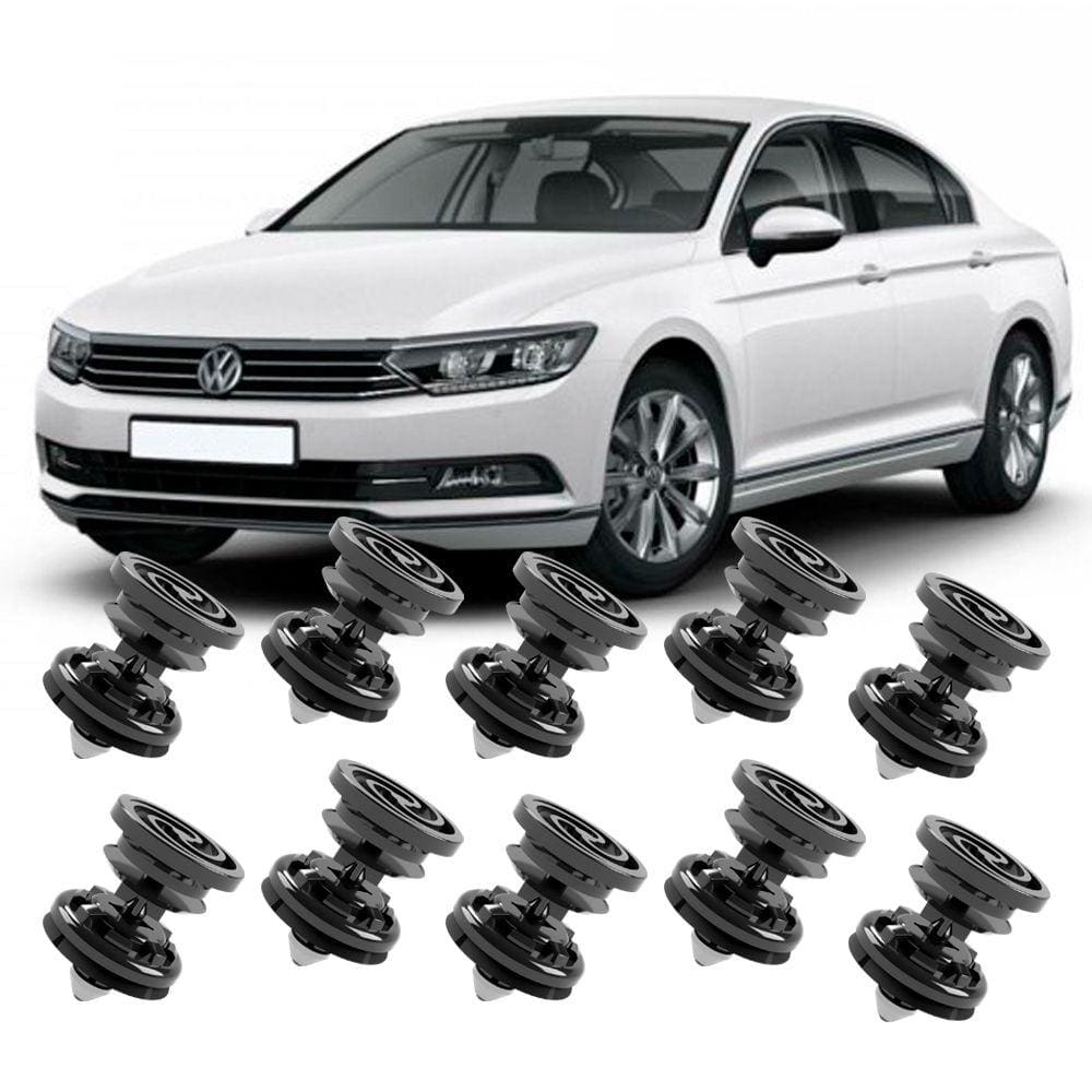 Kit 10 Grampos Presilhas Para Forro Porta Passat 2016 2017 2018 2019