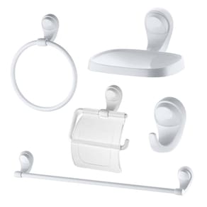 Kit De Acessórios Plásticos Lorenzetti Attic 2000 F22 Branco