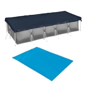 Kit Capa + Forro Piscina Retangular 10.000 Litros Premium