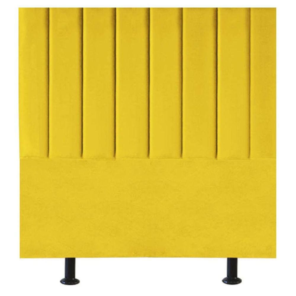 Cabeceira de Cama Casal Box 140 cm Karla Carla Suede