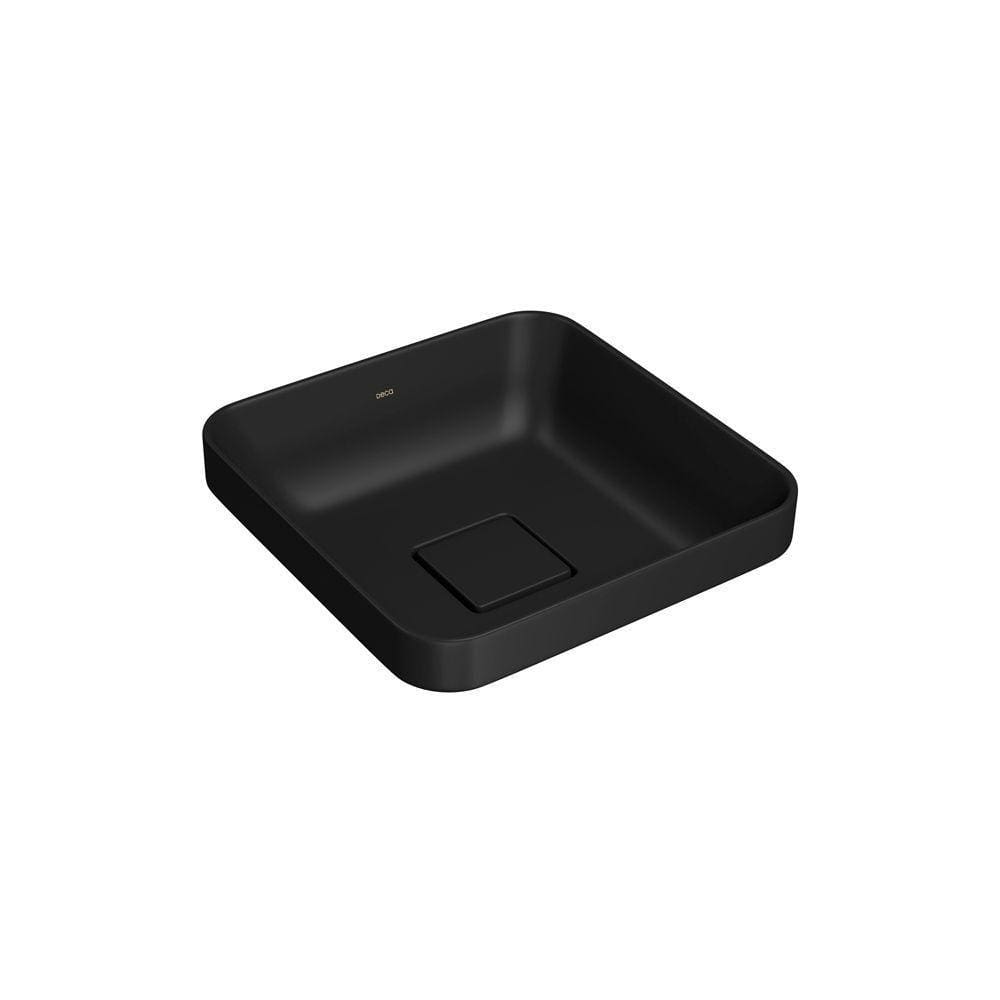 Cuba De Sobrepor Deca Slim 30x30 L.21030.94 Quadrada ébano Fosco