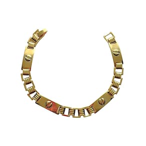 Pulseira Masculina - Banhada em Ouro 18k