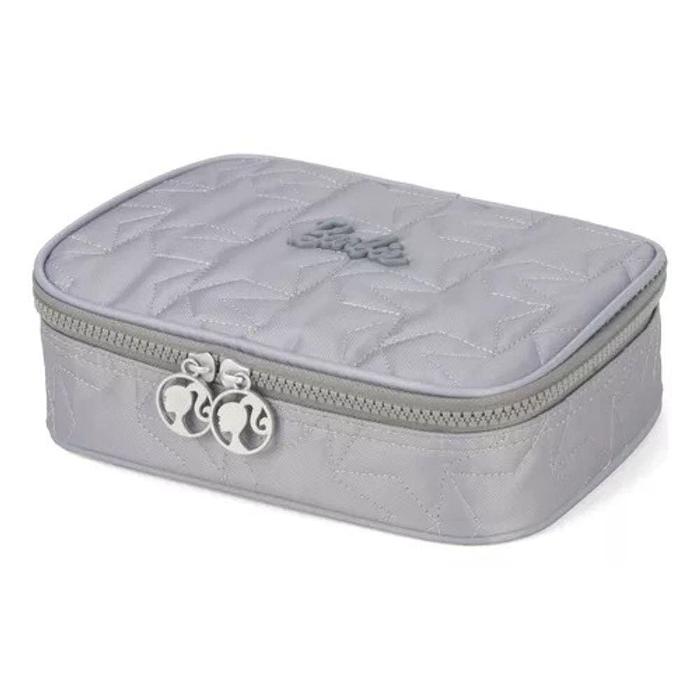 Estojo Box Barbie Cinza