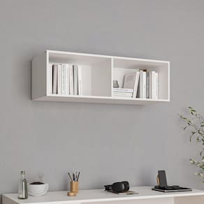 Módulo Nicho Duplo Modulado Hera Cabecasa Madeiramadeira Branco Geada