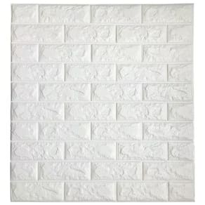 Placa Painel 70x77cm 3D De Parede Espuma Tijolo Auto Adesivo Impermeável Lindo Aplique Fácil