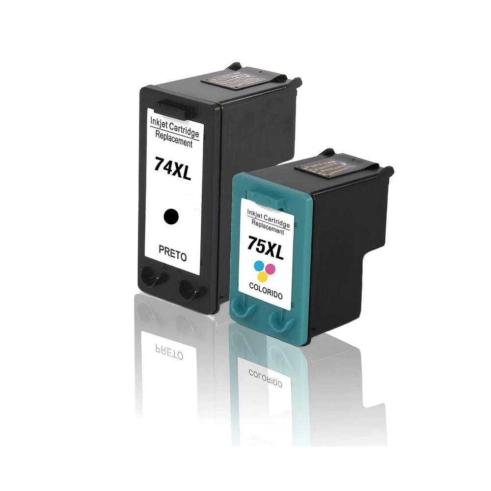 Kit Cartucho Para Impressora C4385 74 e 75 compatível