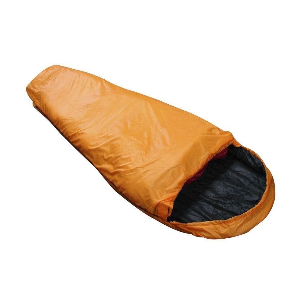 Saco De Dormir Micron Ntk Preto E Laranja