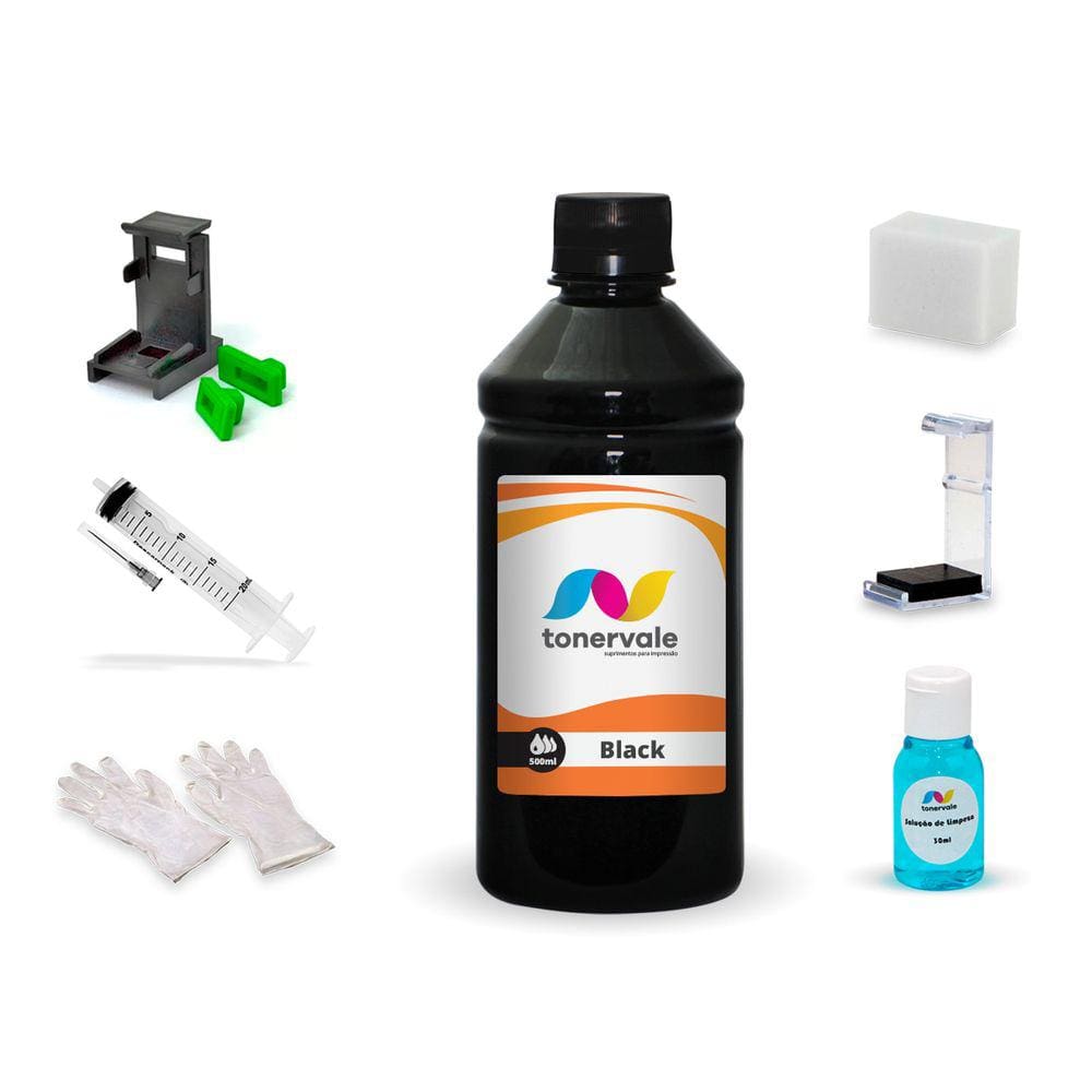 Tinta Para Impressora 3546 712 - 3ED71A Black 500ml