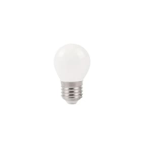 Lâmpada Leitosa Led Blumenau Bolinha G45 2w E27 Bivolt 2200k Luz Amarela