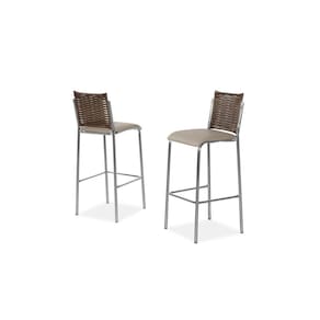 kit 2 Banquetas Cromado Junco - Super Resistente