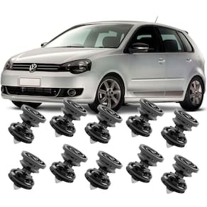 Kit 10 Grampos Presilhas Para Forro Porta Polo Hatch E Sedan 2010 2011 2012 2013 2014 2015