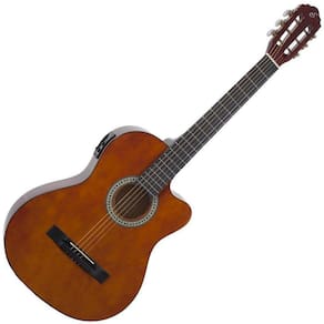 Violão Elétrico Giannini Sf14 Aço Flat Fino Natural Afinador