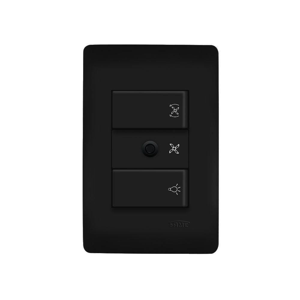 Dimmer Variador De Velocidade Fame Habitat Black Bivolt Preto