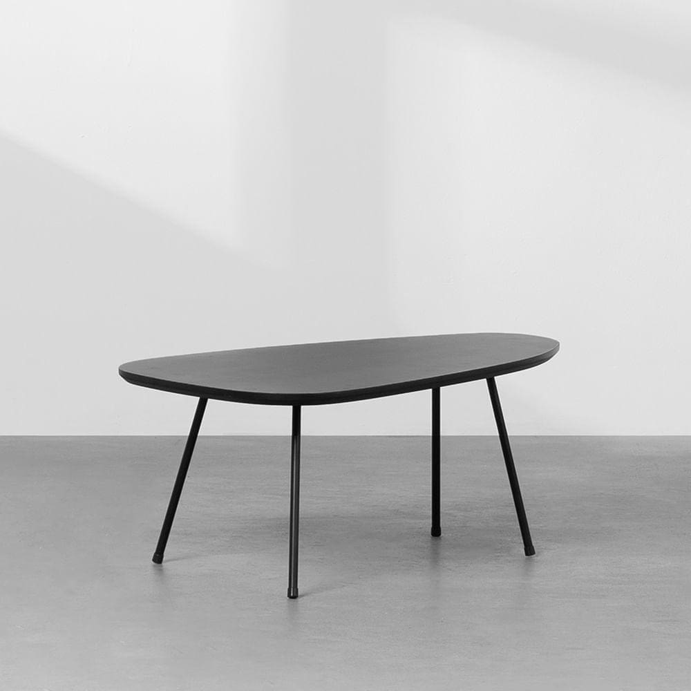 Mesa de Centro Beli Orgânica Preto - 30x48x75cm