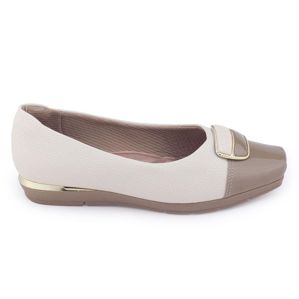 Sapato Feminino Piccadilly Maxi social 147304 Stretch Verniz