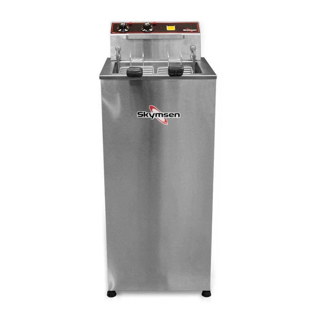 Fritadeira Eletrica Reativada Inox Zona Fria Fzp8 De Piso 15L 8000W 220V - Skymsen