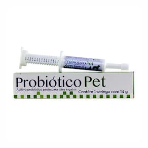Suplemento Aditivo Probiótico Pet Avert para Cães e Gatos 14g