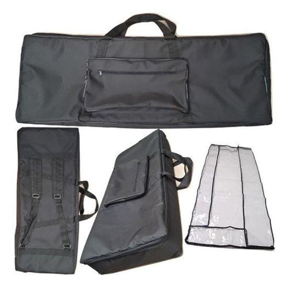 Capa Bag Teclado Casio Ctk-6250 Master Luxo Bk + Cobertura