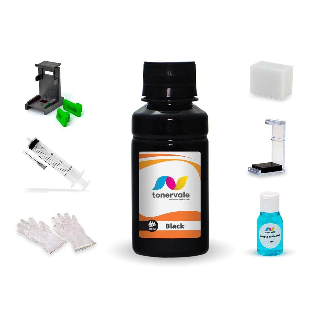 Tinta Para Impressora F4280 F4480 C4680 D110 60XL Black 100ml Platinum