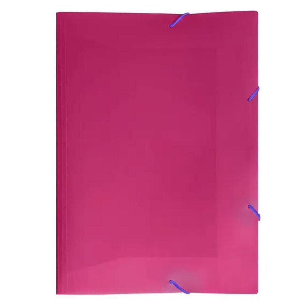 Pasta Aba Elastico A4 Full Color Pink Dello