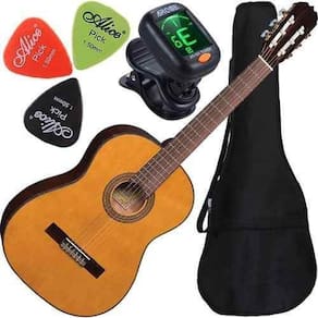 Kit Violão Eagle Clássico Acústico Cordas Nylon Dh69 Natural