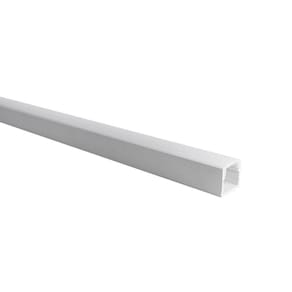 Perfil De Sobrepor Para Fita Led Blumenau Line 17mm Com 1 Metro Branco Fosco