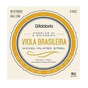 Encordoamento Profissional Viola Brasileira Em Mi Ej82C