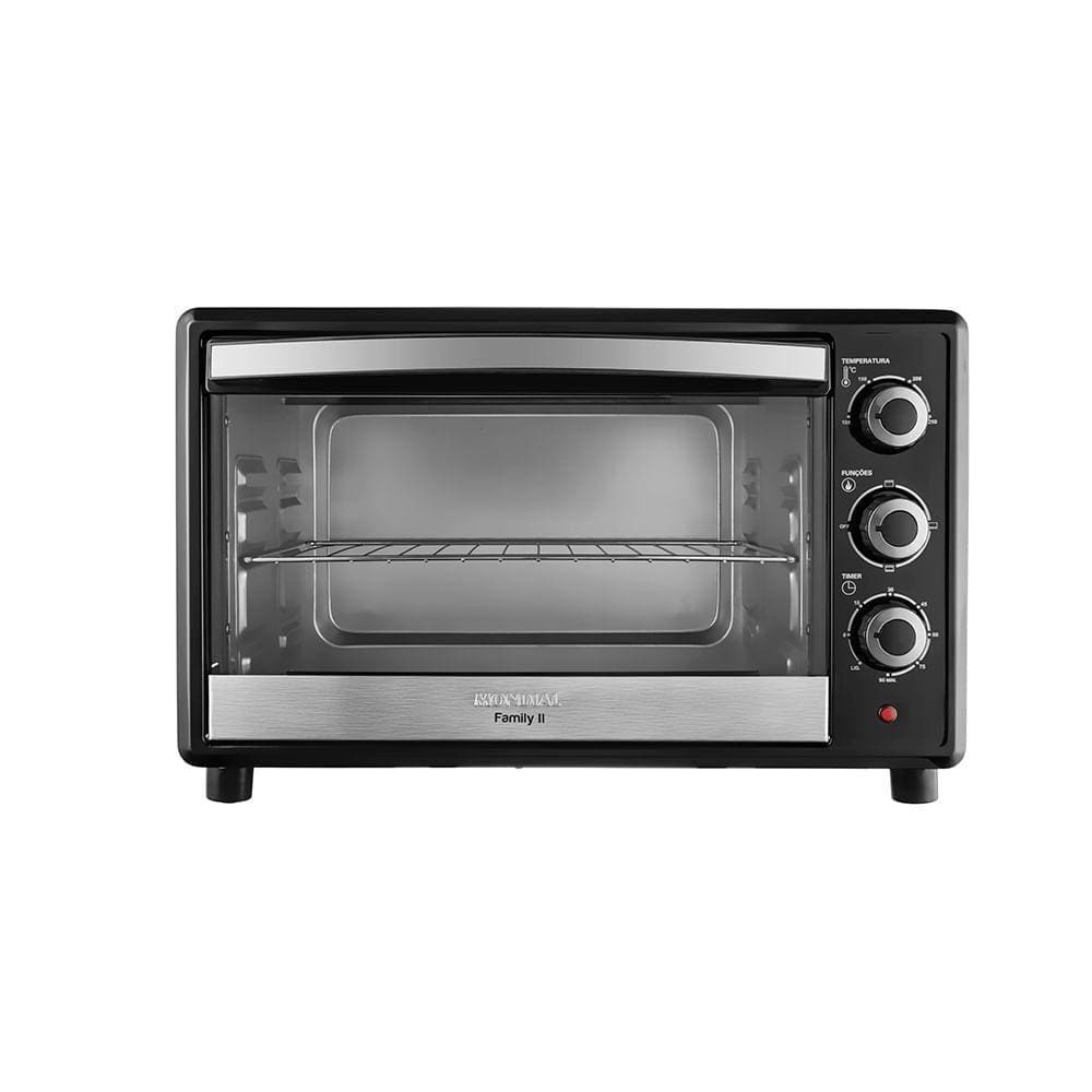 Forno Elétrico 42l Family Ii Mondial Preto/inox Fr-42 60hz 220V