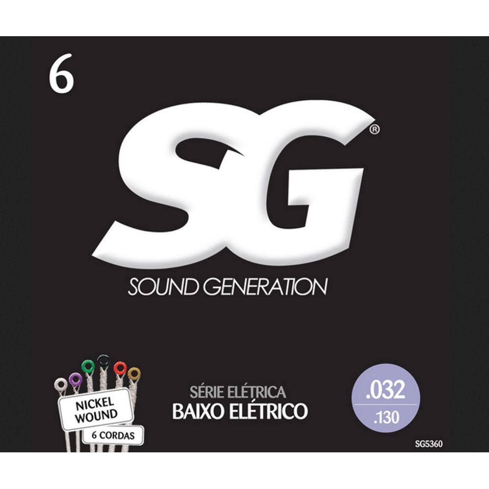 Encordoamento Baixo 6 Cordas 0.032 SG