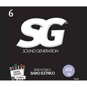 Encordoamento Baixo 6 Cordas 0.032 SG