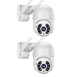 Kit 2 Câmera Externa Ip A Prova D`Água Infravermelho Alarme