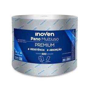 Pano Multiuso Premium Rolo 240Mts X 25Cm C/600 Panos Inoven