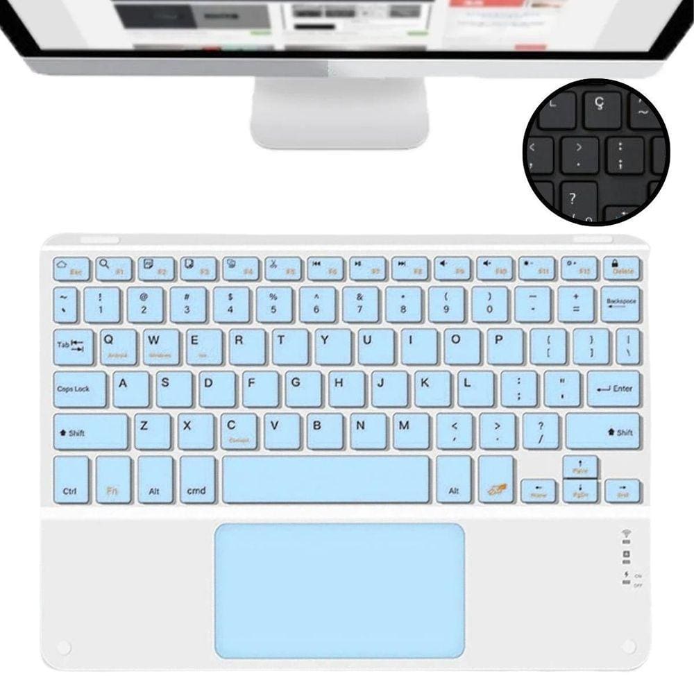 Mini Teclado + Mouse Para Tablet Amazon Fire Hd 8 2022 12º